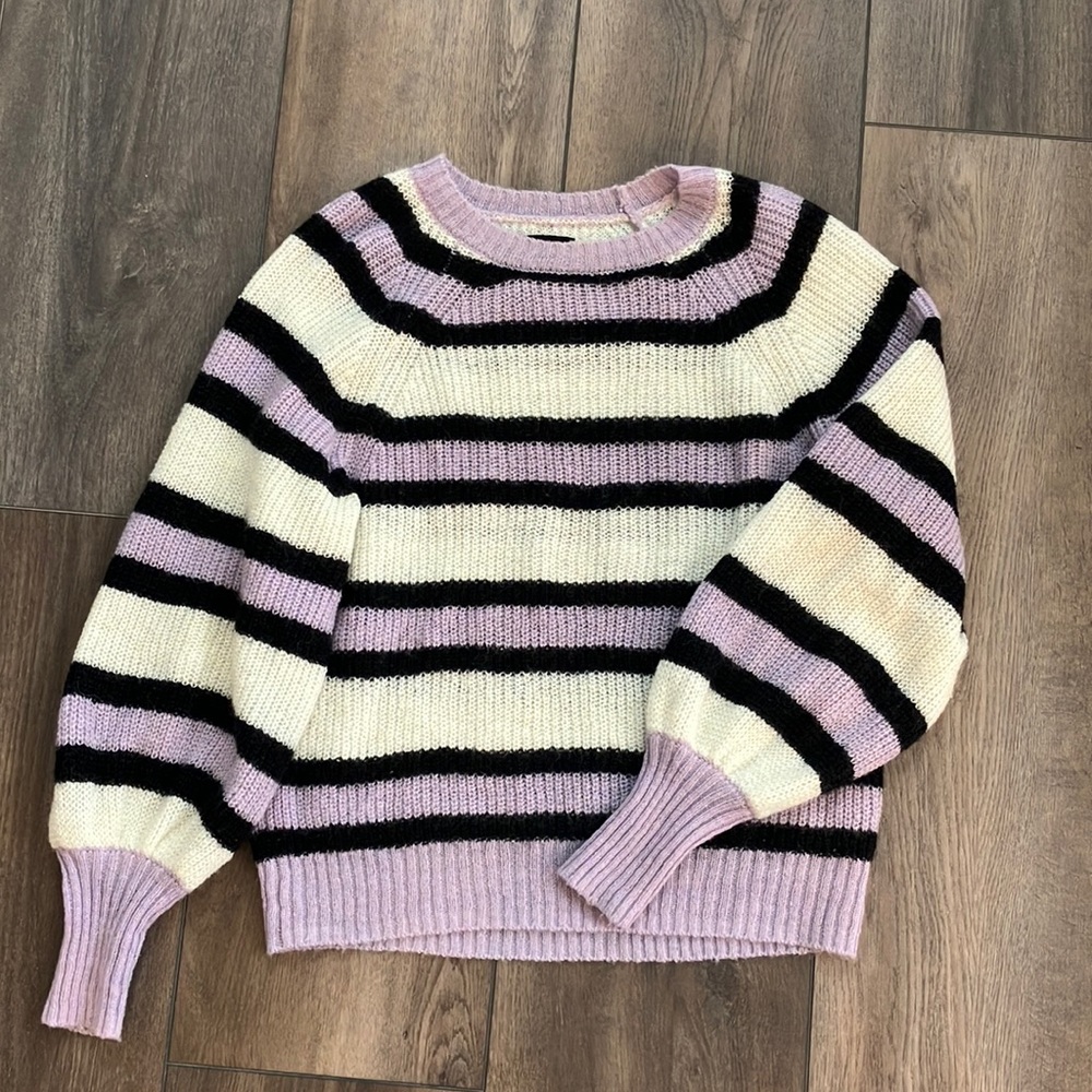 Striped Who What Wear Sweater